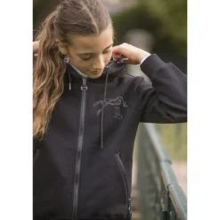 Sweat Fluore Noir - Enfant
