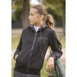 Sweat Fluore Noir - Enfant