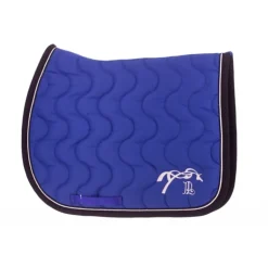 Tapis de selle Diamant - Bleu Roi & Noir