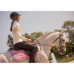 Tapis de selle Diamant - Lilas