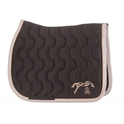 Tapis de selle Diamant - Noir & Rose Gold