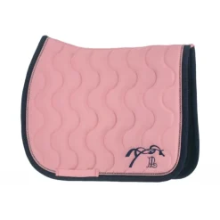 Tapis de selle Diamant - Rose Pâle & Marine