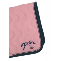 Tapis de selle Diamant - Rose Pâle & Marine