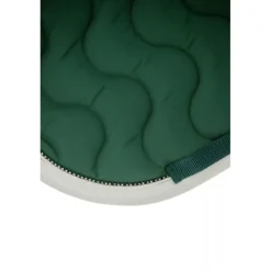 Tapis de selle Diamant - Vert Forêt & Blanc