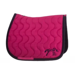 Tapis de selle Eden by Pénélope Diamant - Fuchsia & Marine