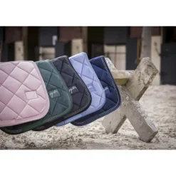 Tapis de selle Eden by Pénélope New Strass - Bleu Gris