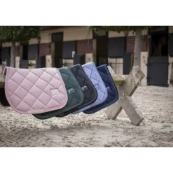 Tapis de selle Eden by Pénélope New Strass - Bleu Gris