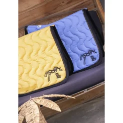 Tapis de selle Point Sellier Classique - Moutarde & Noir