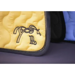 Tapis de selle Point Sellier Classique - Moutarde & Noir