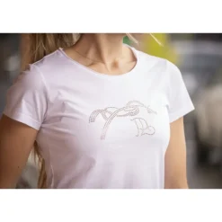 T-shirt Iconic Strass - Blanc