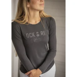 T-shirt Lovely Manches Longues - Anthracite