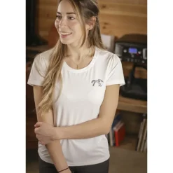 T-Shirt Techty - Écru